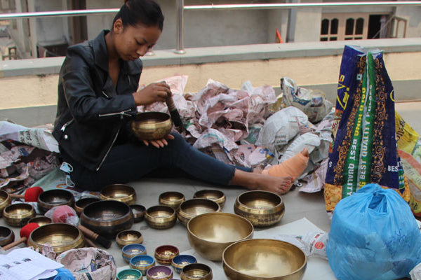 How to make a Tibetan singing bowl?