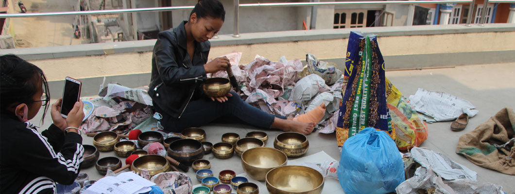 How to make a Tibetan singing bowl?